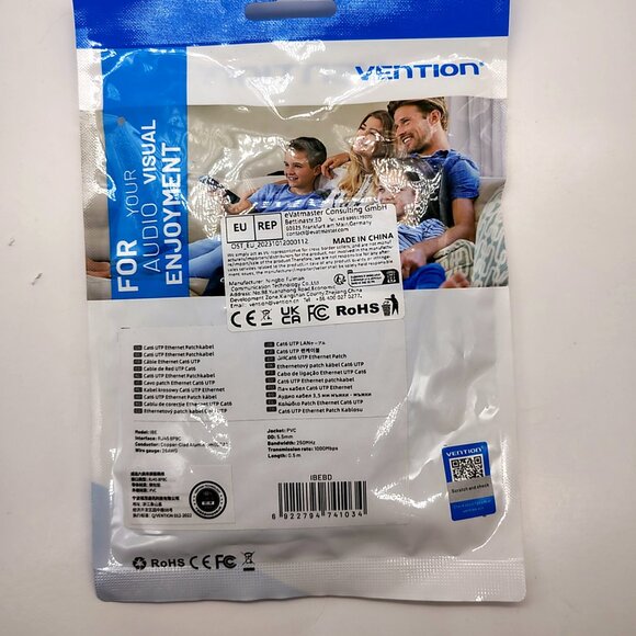 Vention Cat6 Ethernet Cable rj45 Lan Cable CAT 6 Network Patch Cable for Laptop - Picture 3 of 12